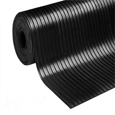 Wide Ribbed Rubber Sheet