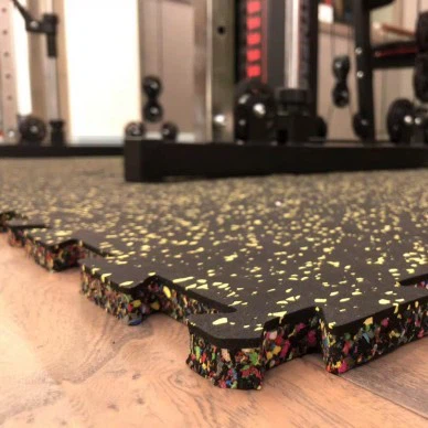 Laminated Interlocking Sports Floor Tiles