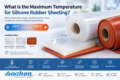 What Is The Maximum Temperature For Silicone Rubber Sheeting?