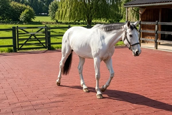 Dog Bone Rubber Pavers for Horse Walkways Dog Bone Rubber Pavers for Horse Walkways