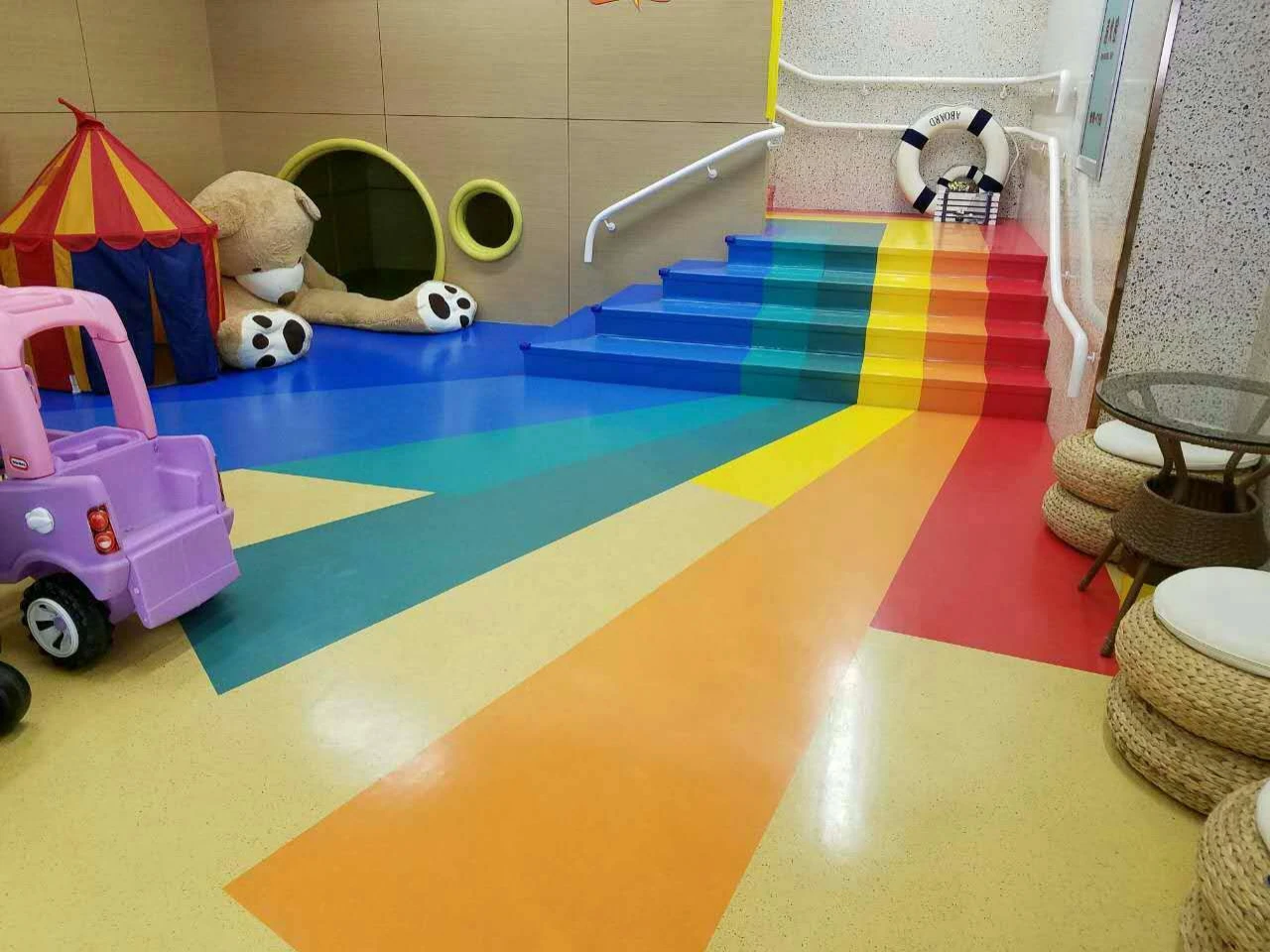 High-Traffic Commercial Indoor Rubber Flooring High-Traffic Commercial Indoor Rubber Flooring